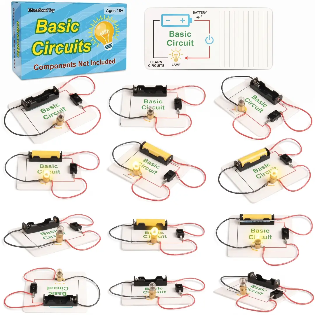 12 Pack Electric Circuit Kit for Kids Basic Science Experiments image 1