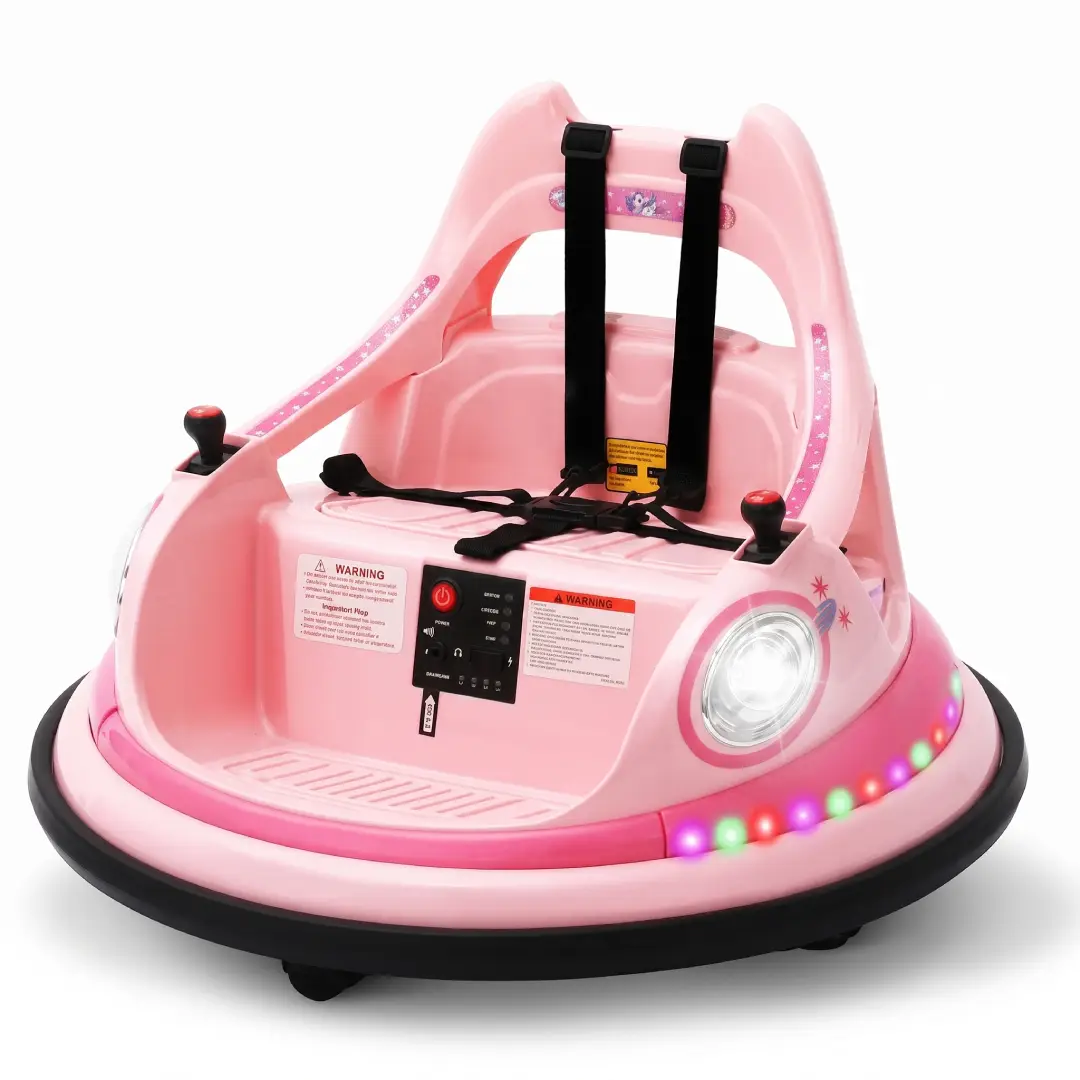 12V Kids Bumper Car Electric Ride-On Toy with Remote image 5