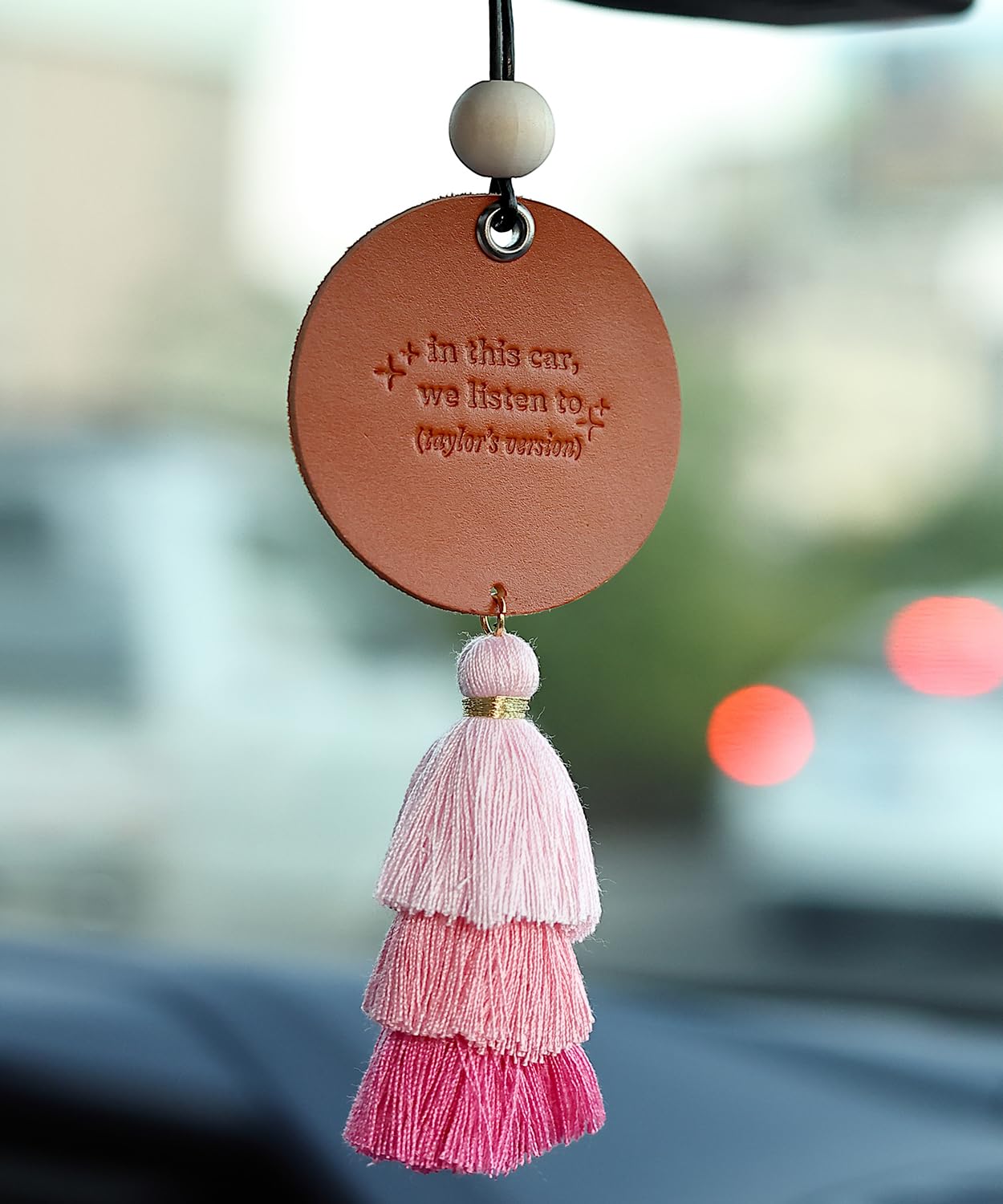 Singer Inspired Hanging Ornament for Car Rearview Mirror Decor, Hanging Charms Accessories, Fan Gift Merch