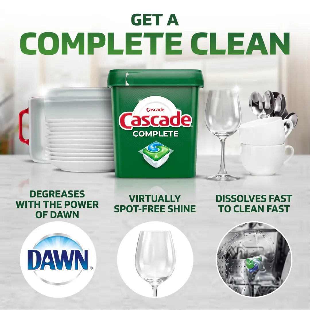 Cascade Complete Dishwasher Pods Fresh Scent 78 Count image 2