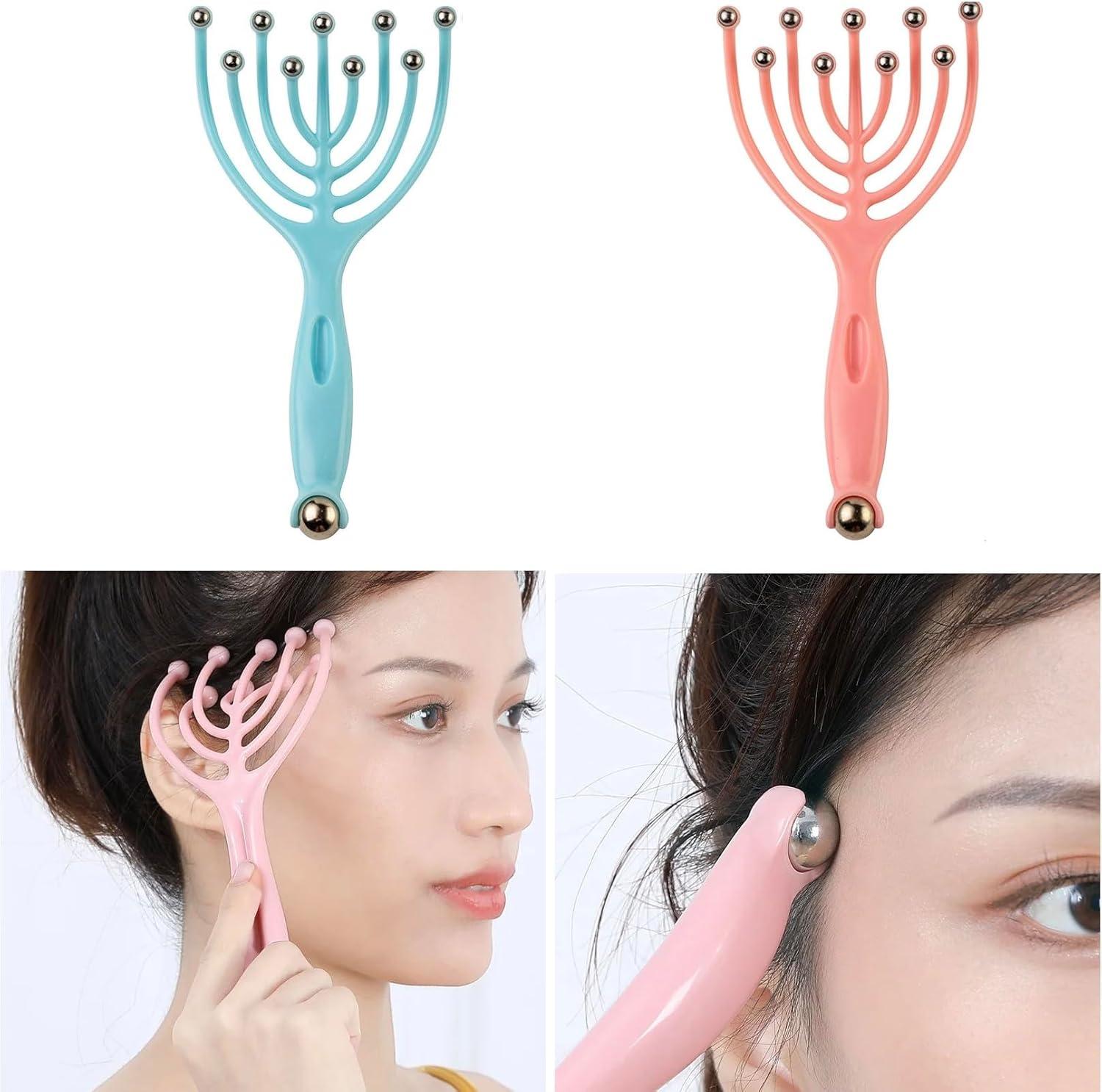 Multi-Functional Scalp Massager and Stress Relief Tool for Head, Body, and Hair Care
