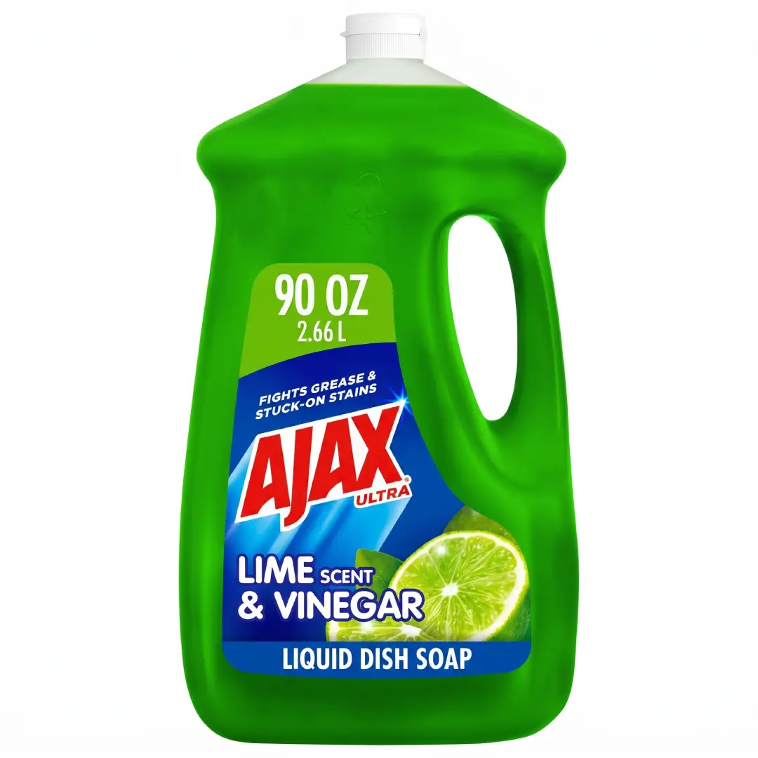 Ajax Ultra Liquid Dish Soap Vinegar and Lime 90 fl oz image 1