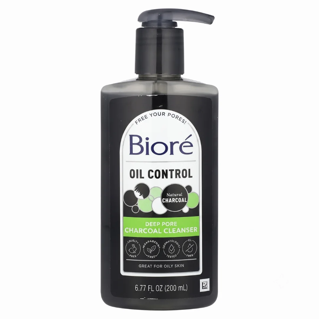 Bioré Deep Pore Charcoal Face Wash for Oily Skin 6.77 oz