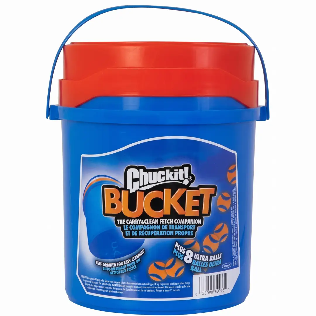 Chuckit Ultra Ball Dog Toy Set with Cleaning Bucket image 2