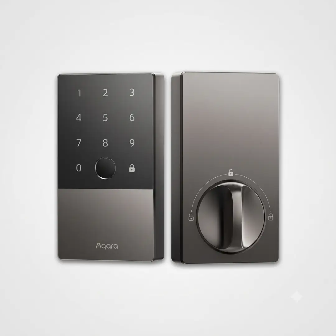 Aqara Smart Lock U100 Fingerprint Keyless Entry Deadbolt Gray