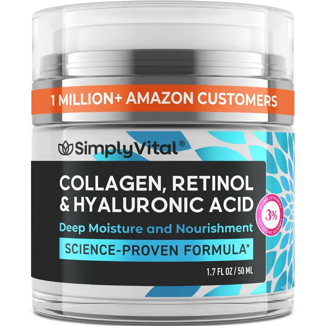 Anti-Aging Face Moisturizer with Retinol Collagen Hyaluronic Acid