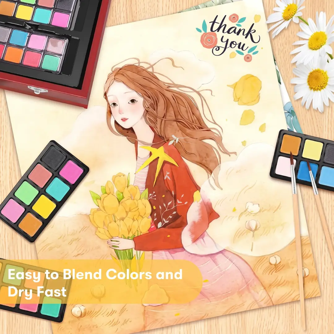 150-Piece Deluxe Art Set – Drawing, Painting & Coloring Kit image 4