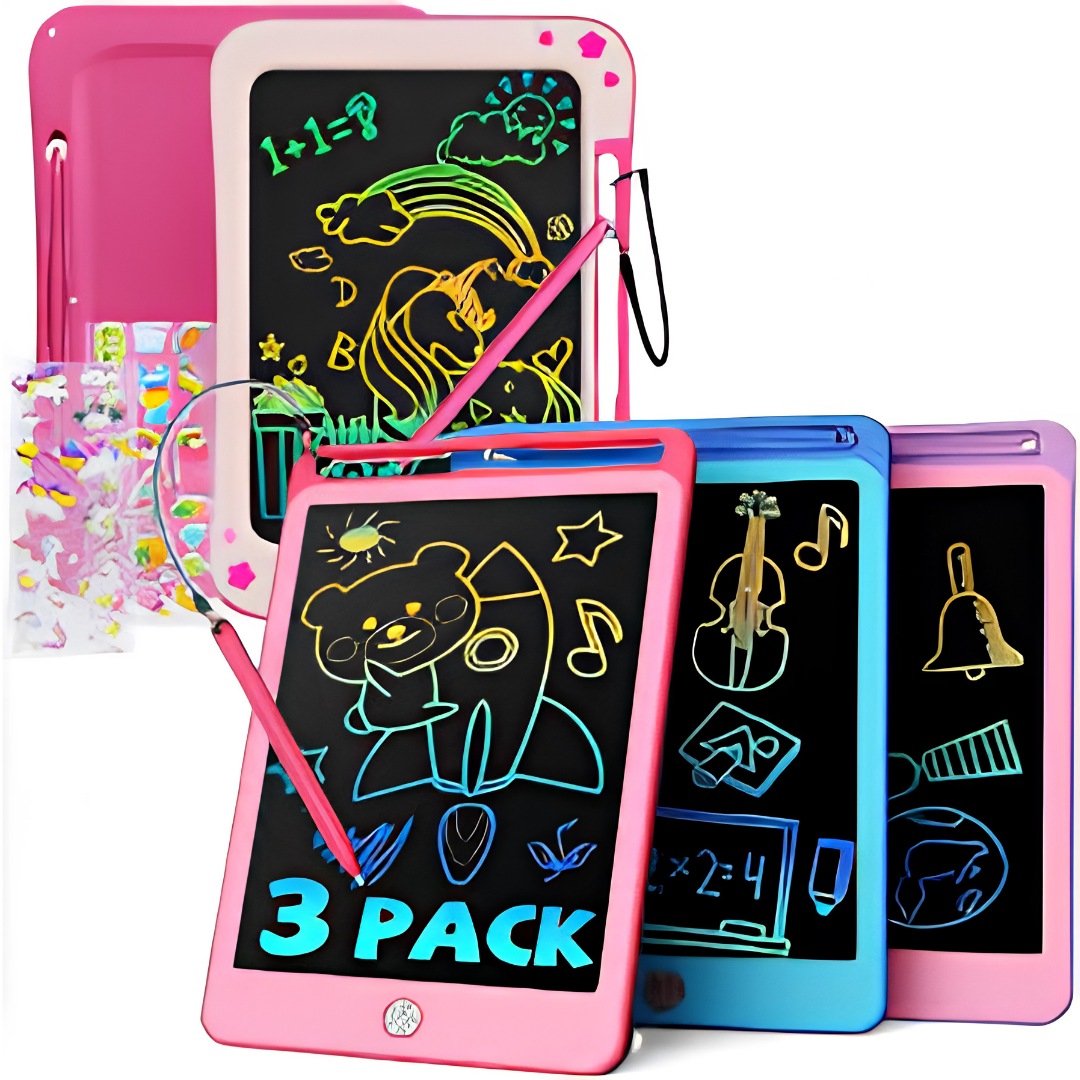 4 Pack LCD Writing Tablet for Kids 8.5 Inch Doodle Board image 2