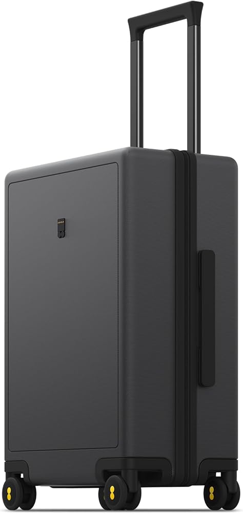 LEVEL8 Rolling Carry on Luggage Airline Approved, Carry-on Suitcases with Wheels, Lightweight Luminous Textured Luggage for Men Women, Tsa Lock, 20 Inch, Dark Grey Visit the LEVEL8 Store