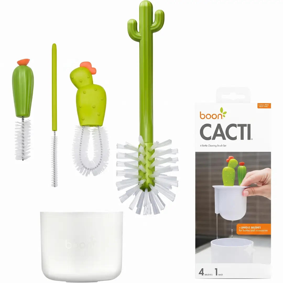 Boon Cacti Bottle Cleaning Brush Set 4 Piece