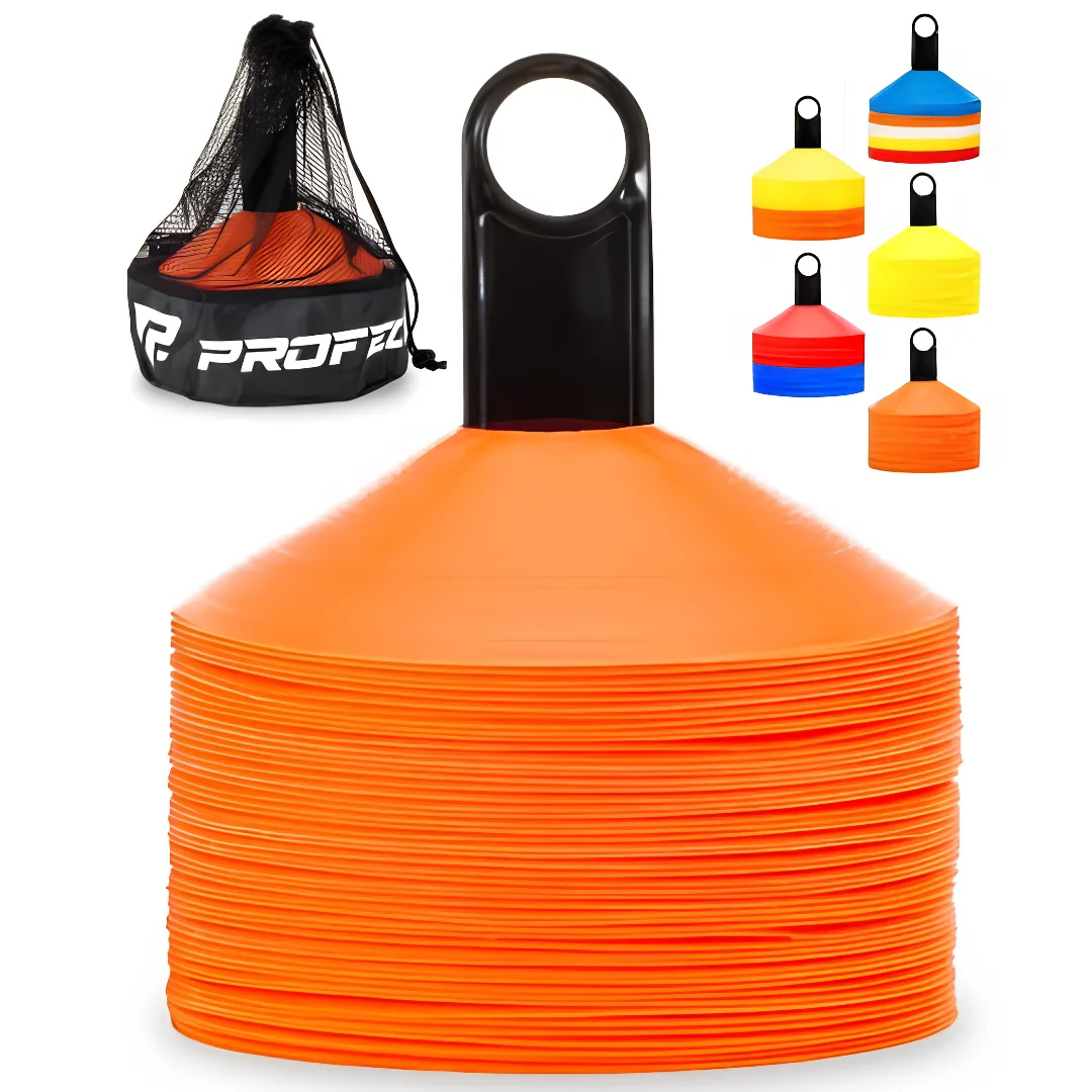 Agility Soccer Disc Cones with Carry Bag for Sports Training image 4