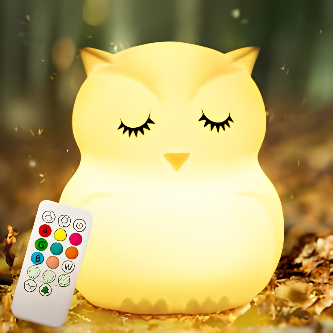 Portable Baby Night Light with 9 Colors and Dimming