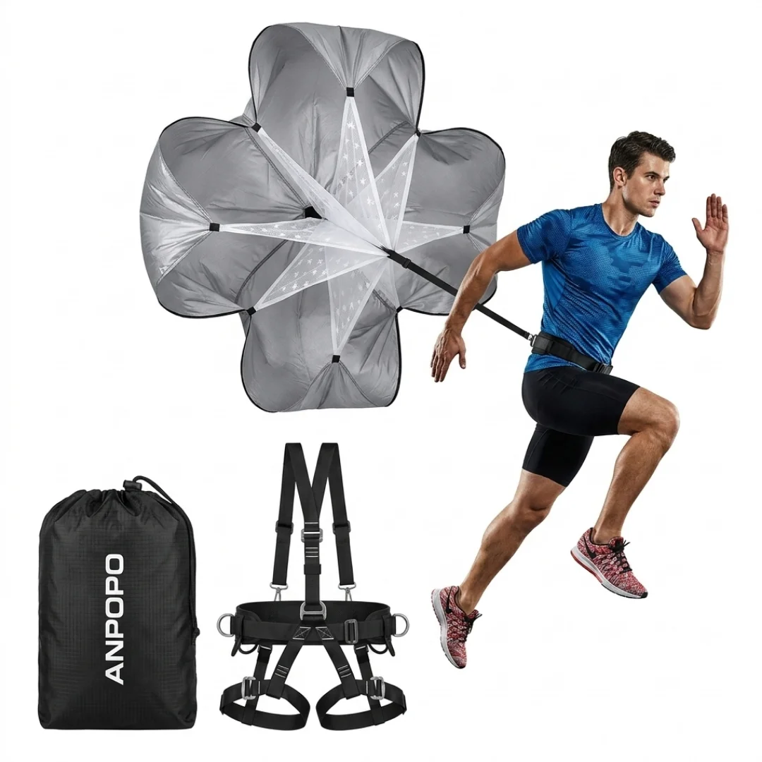 Speed Training Running Parachute 56 Inch Resistance Chute with Carry Bag
