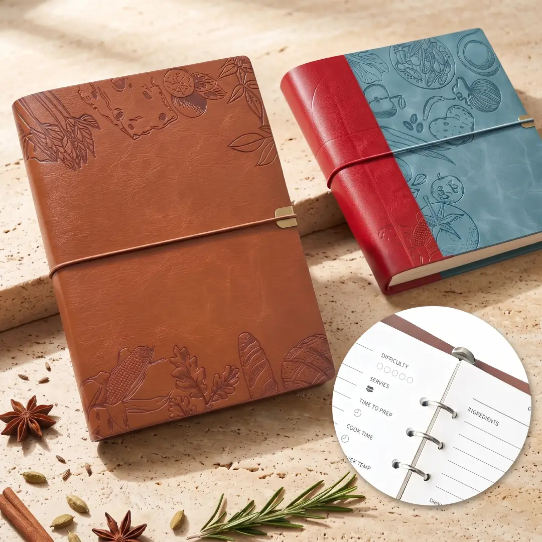 Leather Blank Recipe Book to Write Your Own Recipes image 4