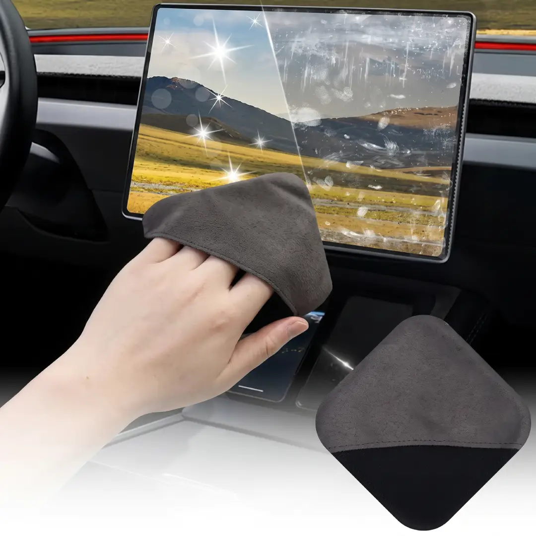 Microfiber Car Screen Cleaner and Dashboard Wipe
