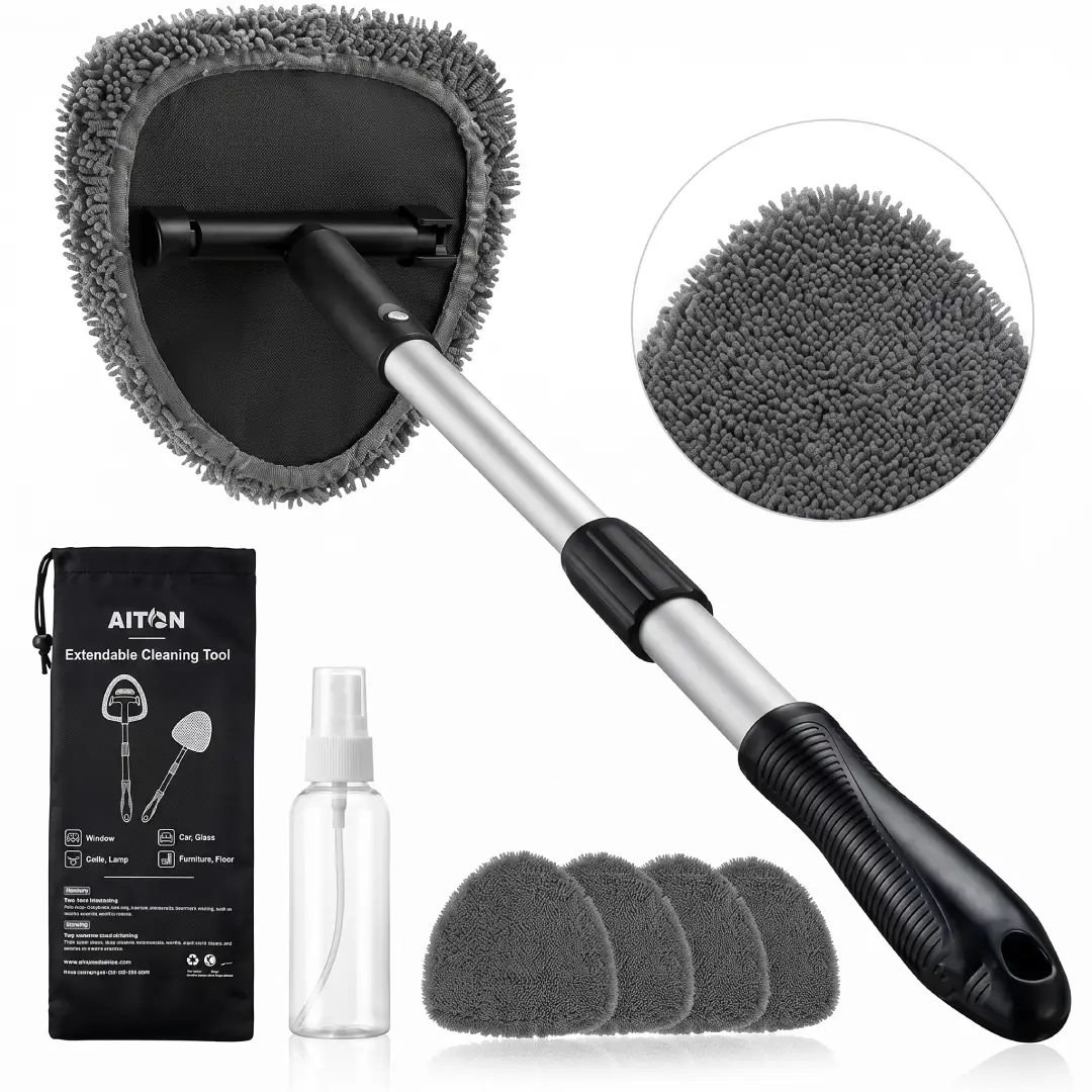 AstroAI Windshield Cleaner Tool with Extendable Handle image 2