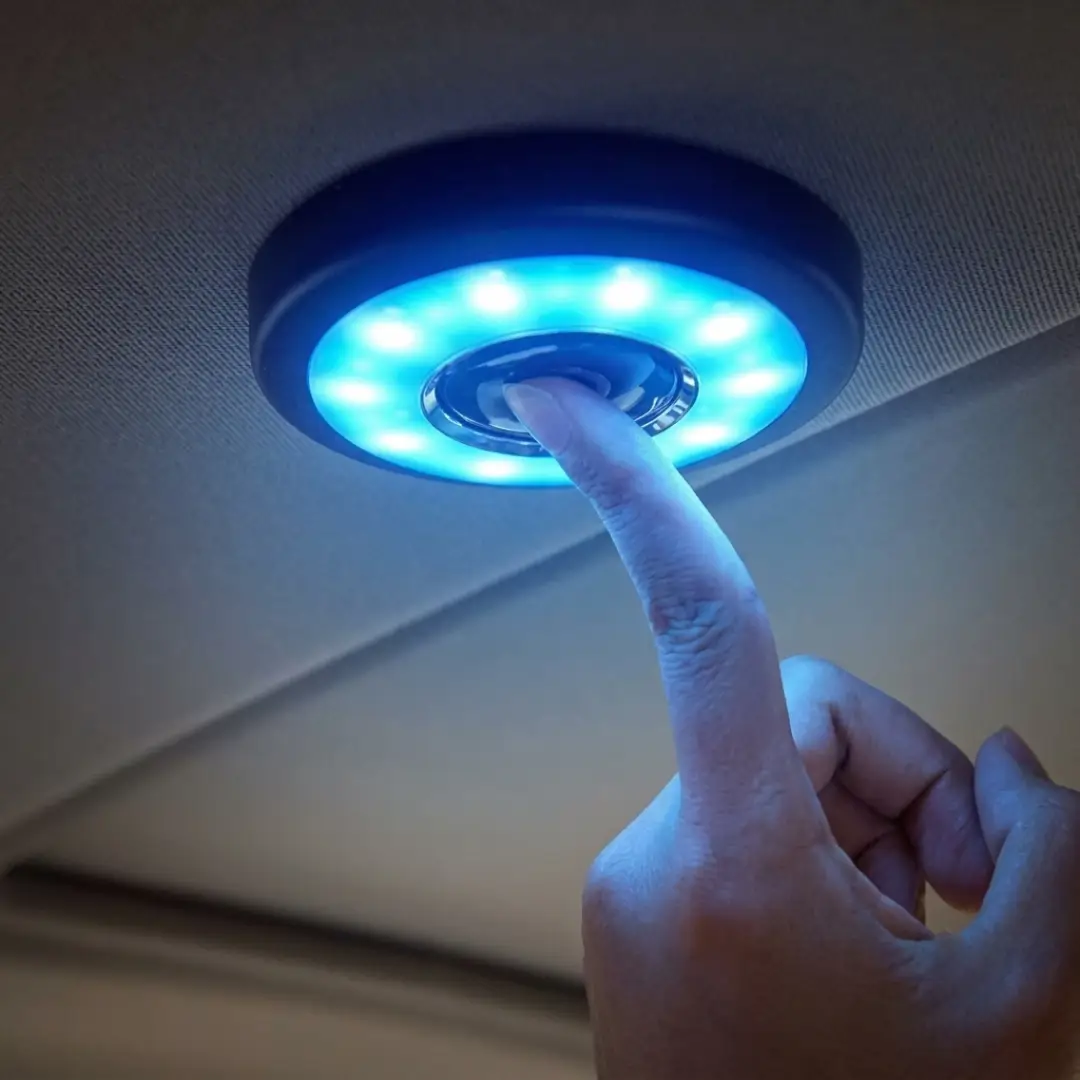 Rechargeable Car Ceiling Roof Light with 3 Color Modes image 3