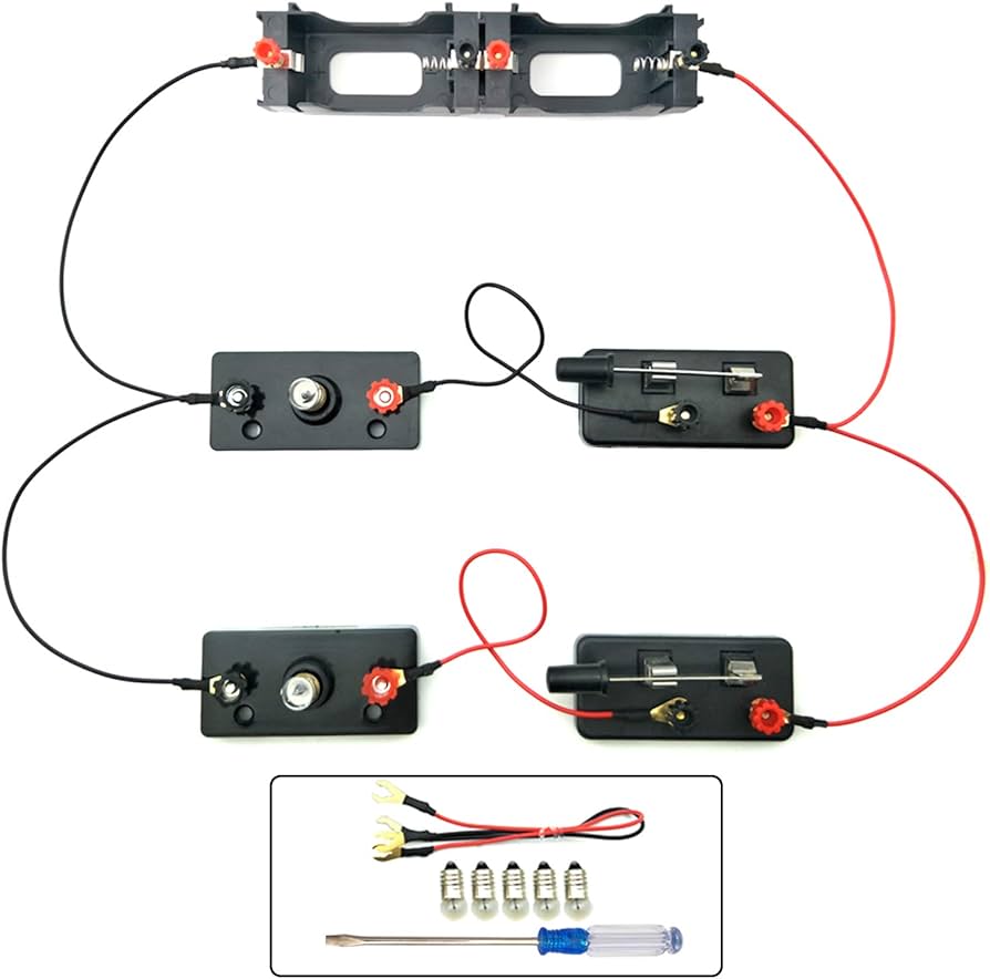 EUDAX School Labs Basic Electricity Discovery Circuit Kit for Introductory Electronics
