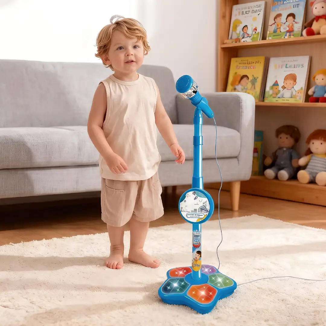 Kids Karaoke Microphone with Stand image 1
