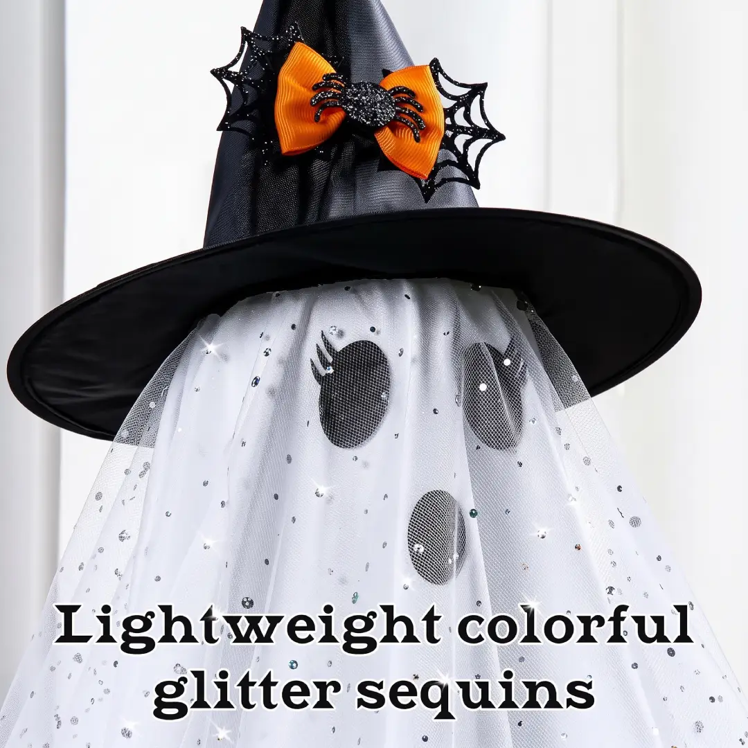 2-Piece Halloween Ghost Decorations with String Lights & Remote – Indoor Spooky Ghost Decor for Home & Parties image 5