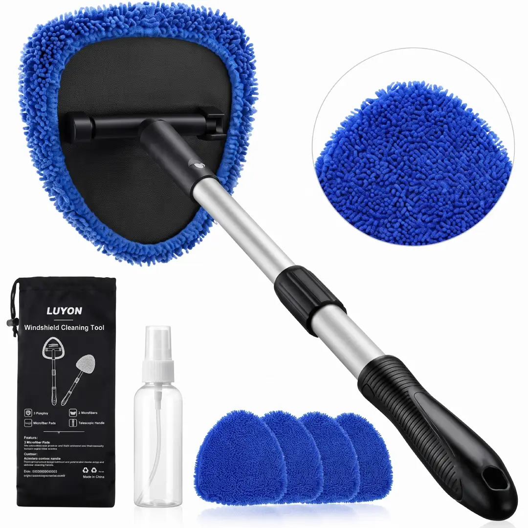 AstroAI Windshield Cleaner Tool with Extendable Handle