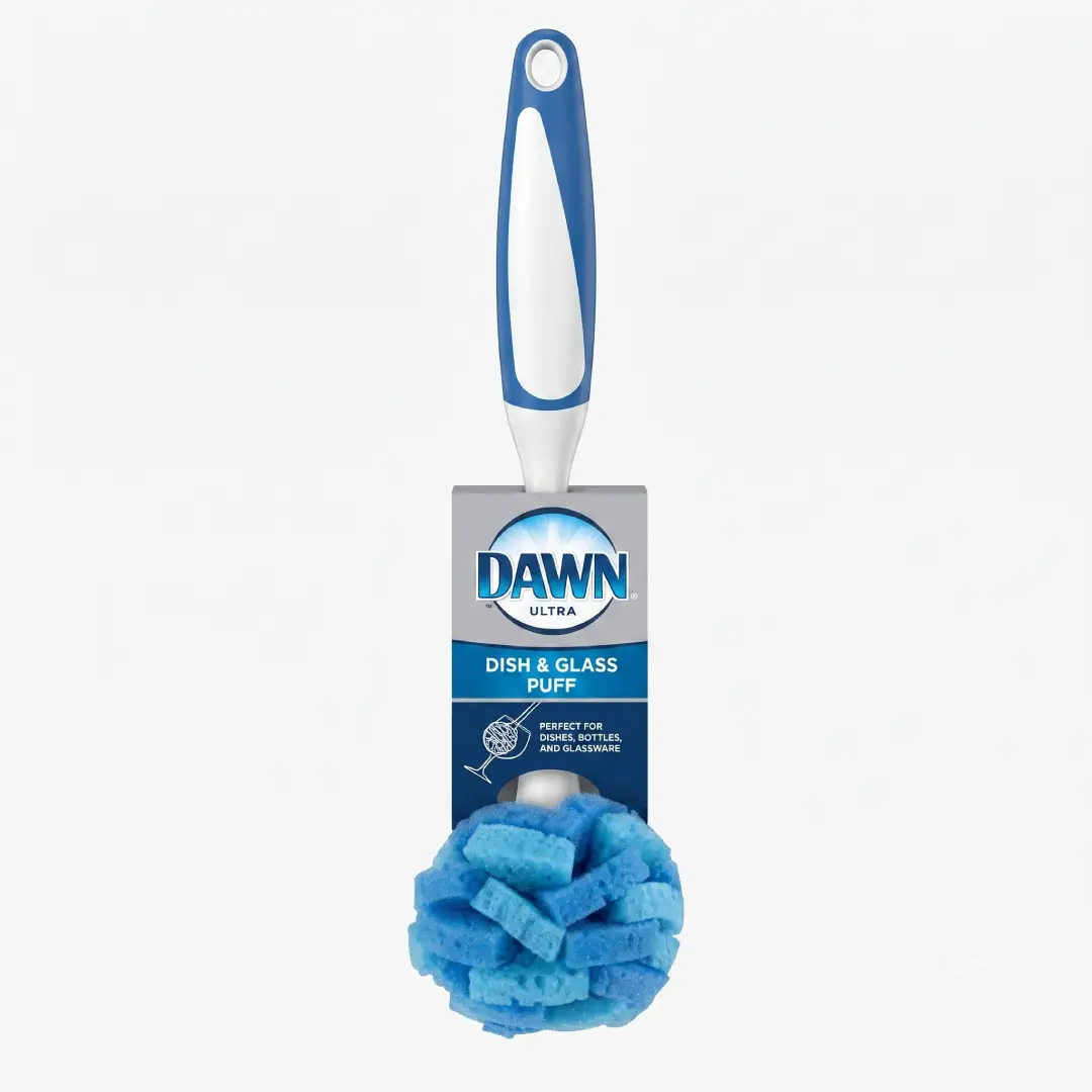 Dawn Ultra Puff Glassware and Dish Cleaning Brush image 1