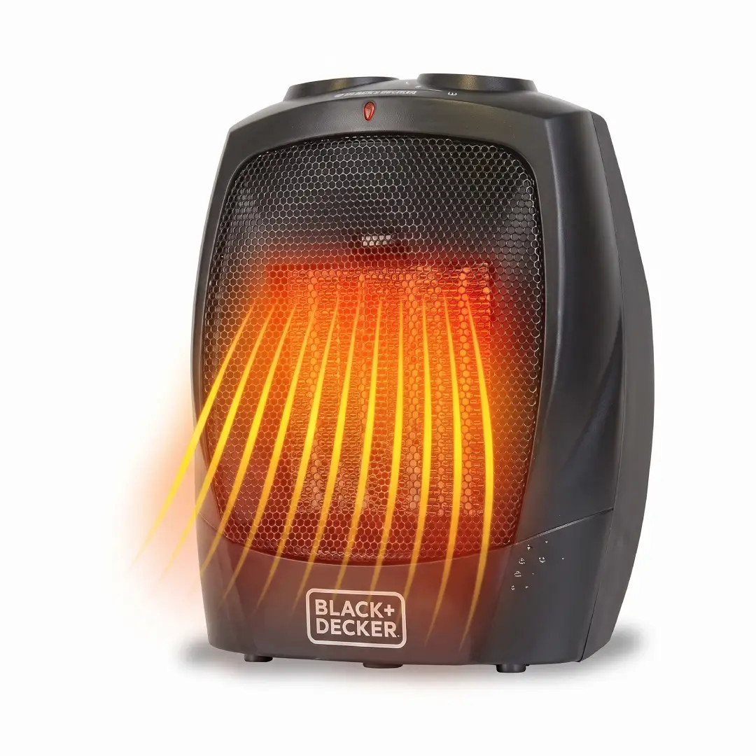 BLACK+DECKER Personal Ceramic Desk Space Heater BHDC201