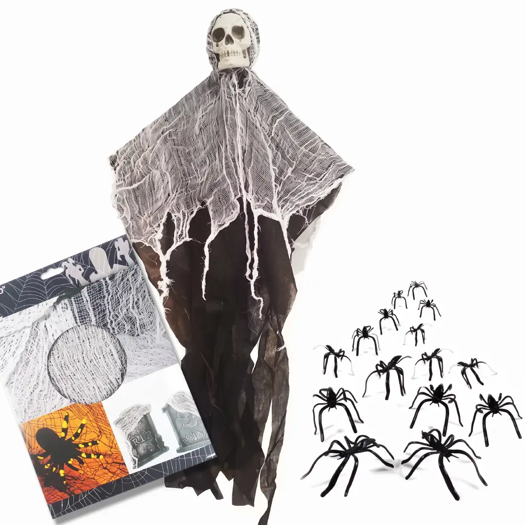 Horror Skull Pendant Halloween Decoration, Variable Shape Skull Prop for Haunted House & Party image 6