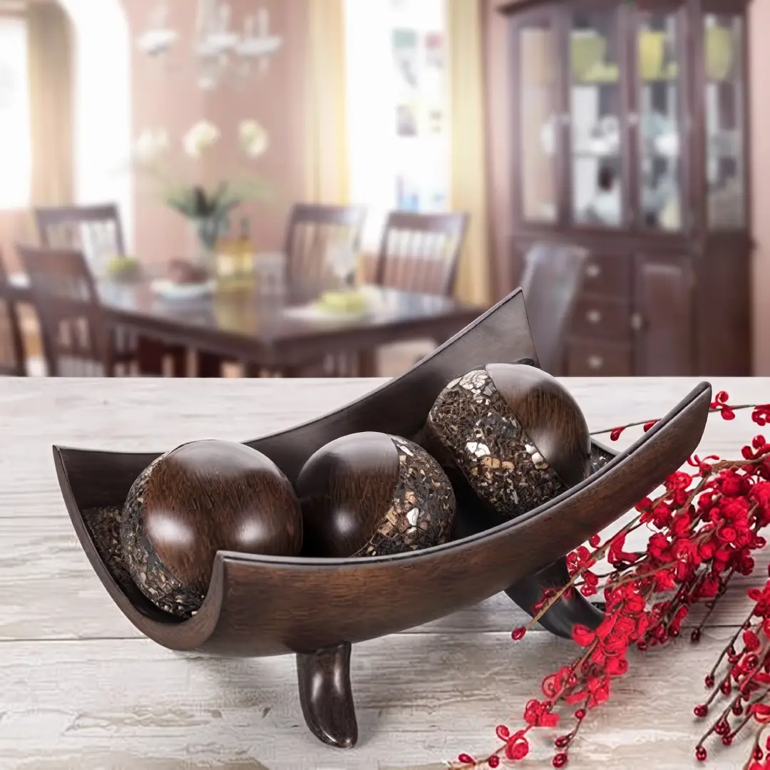 Creative Scents Schonwerk Brown Decorative Bowl