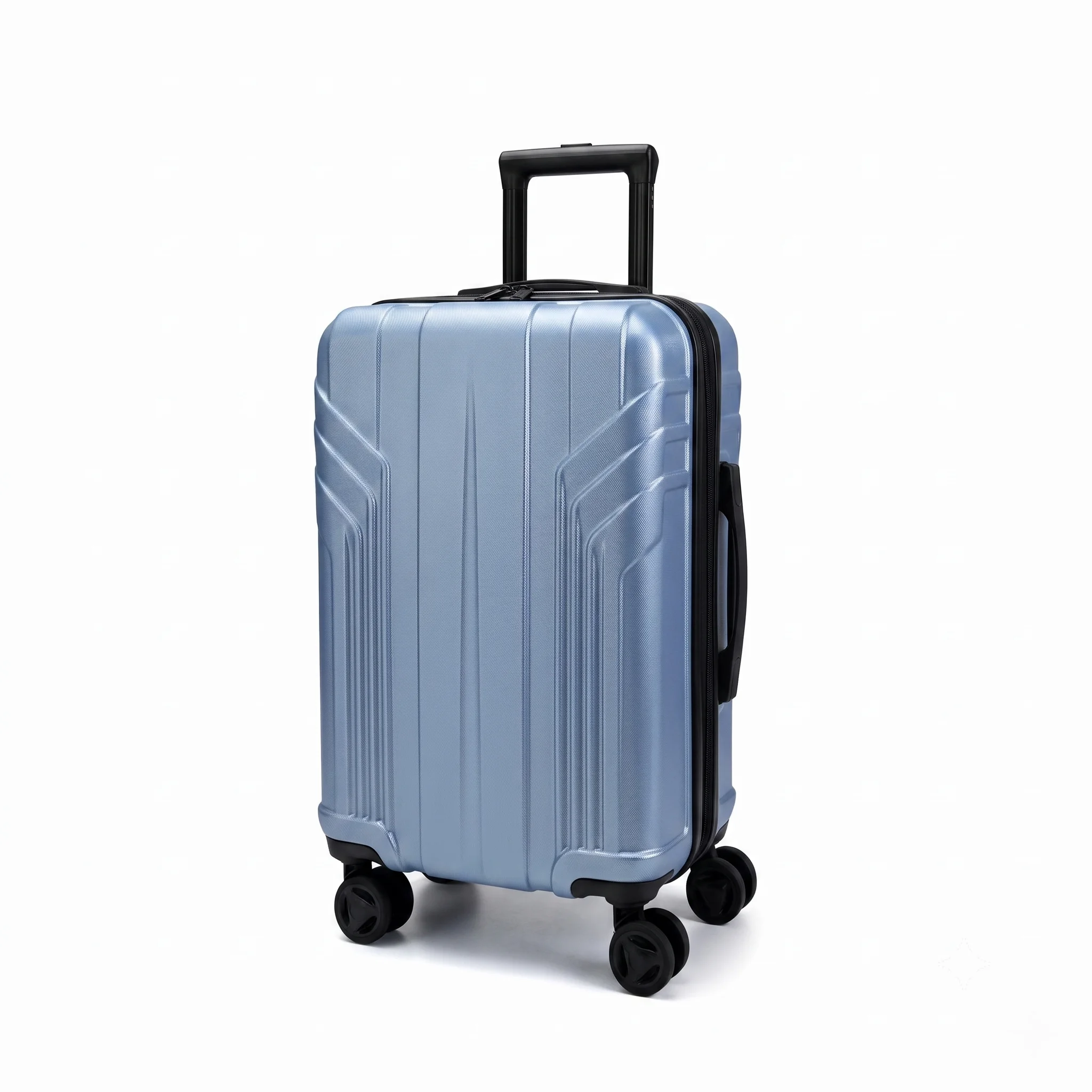 BAGSMART Expandable Carry On Luggage 22x14x9 Blue image 3