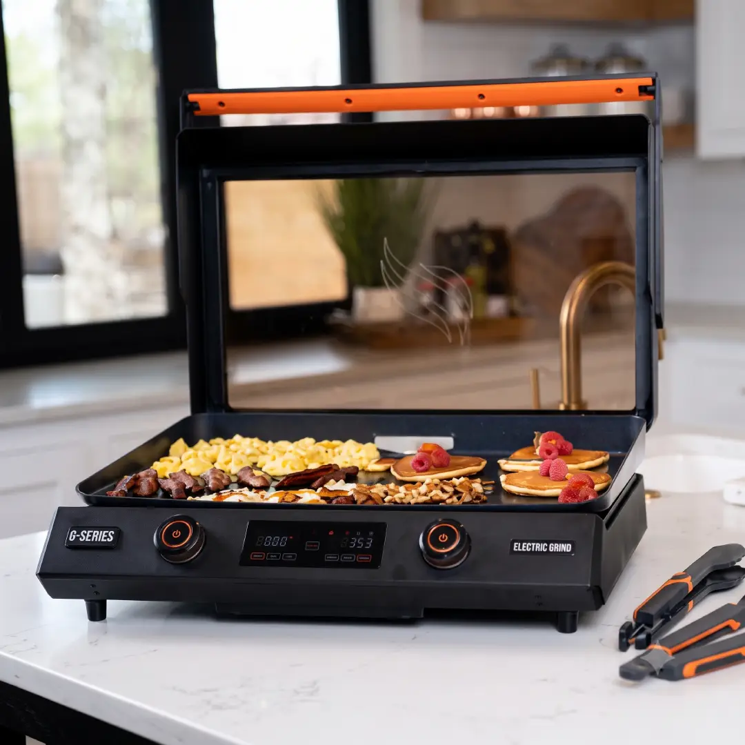 Blackstone 1813 Original 22 Inch Tabletop Griddle with Hood image 2