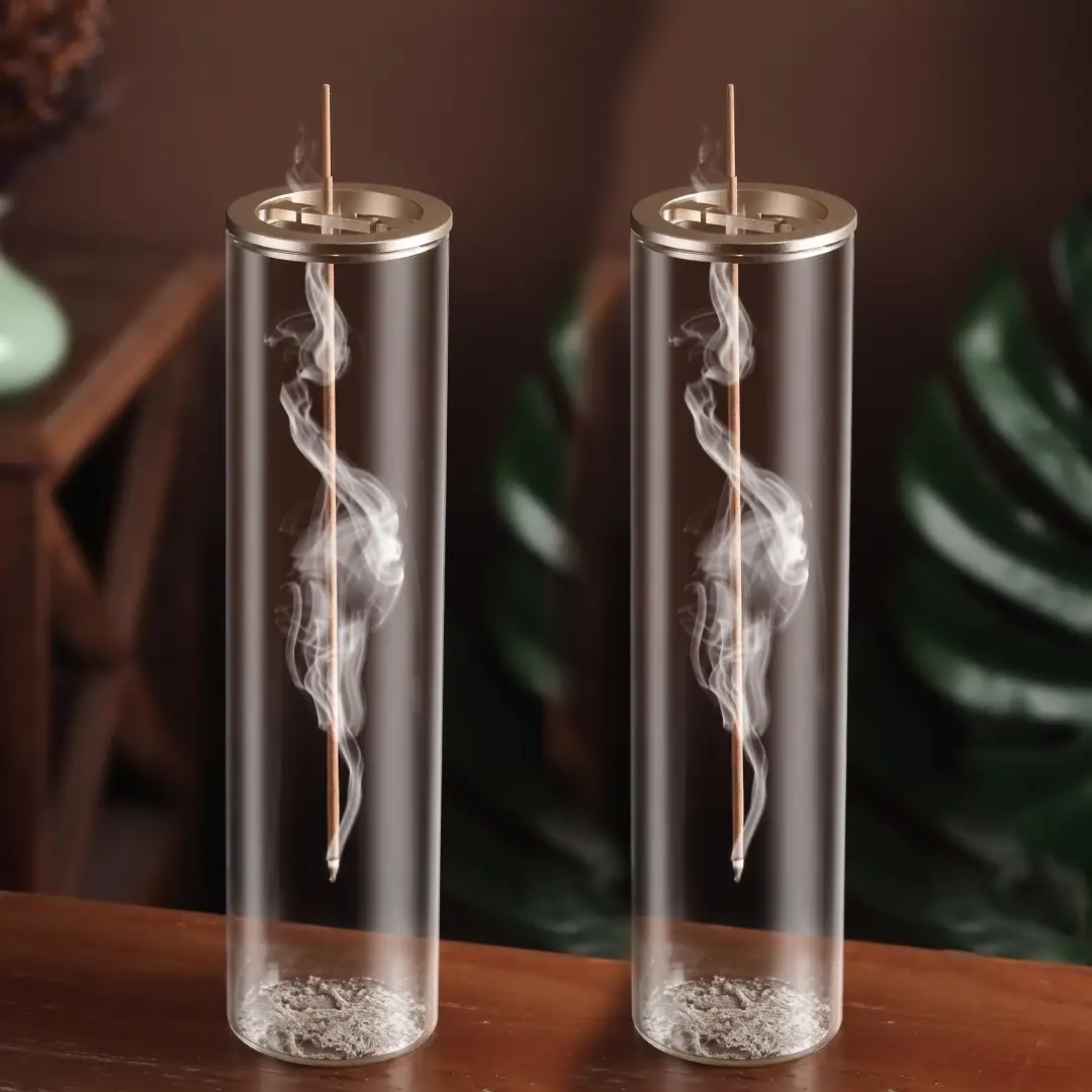 Ceramic Incense Holder for Sticks with Ash Catcher