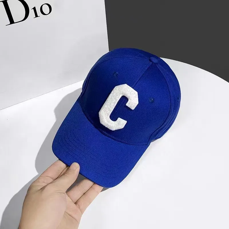 Unisex C Letter Side CHICAGO Embroidery Hip-hop Hats Spring Autumn Outdoor Adjustable Casual Baseball Caps Sunscreen Hat