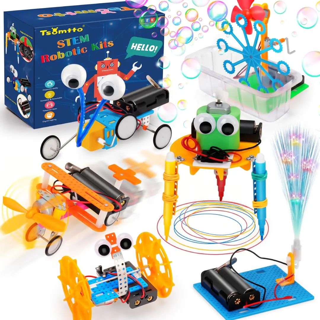 4 Set Robot Kits for Kids STEM Robotics Science Projects image 2