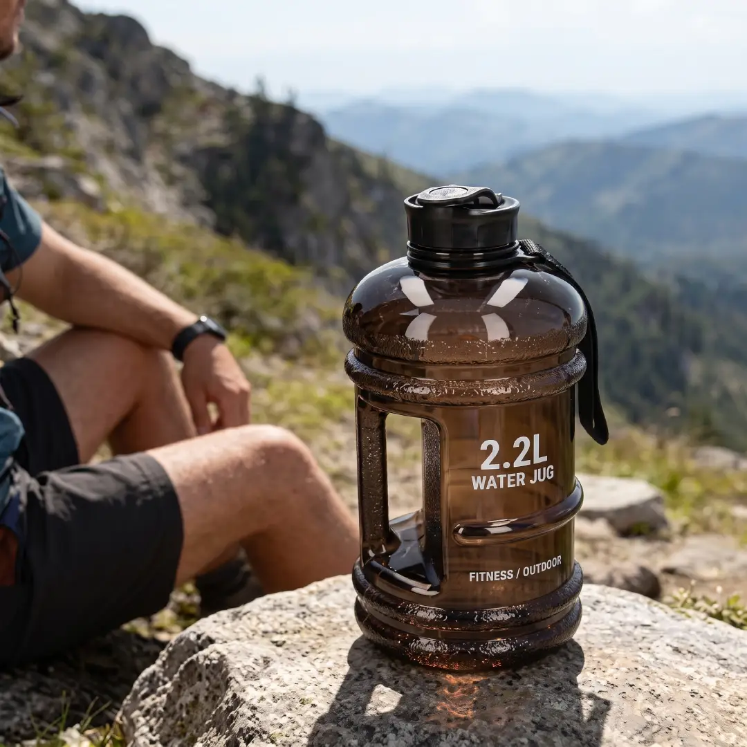 2.2L Large Capacity Sports Water Bottle for Gym and Outdoor Use image 3
