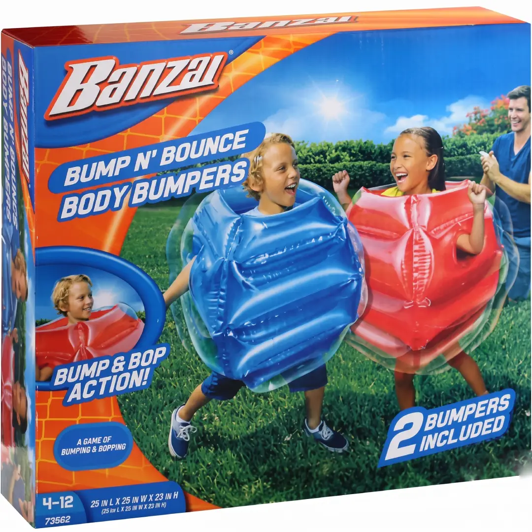 BANZAI Bump N' Bounce Inflatable Body Bumpers Game image 2