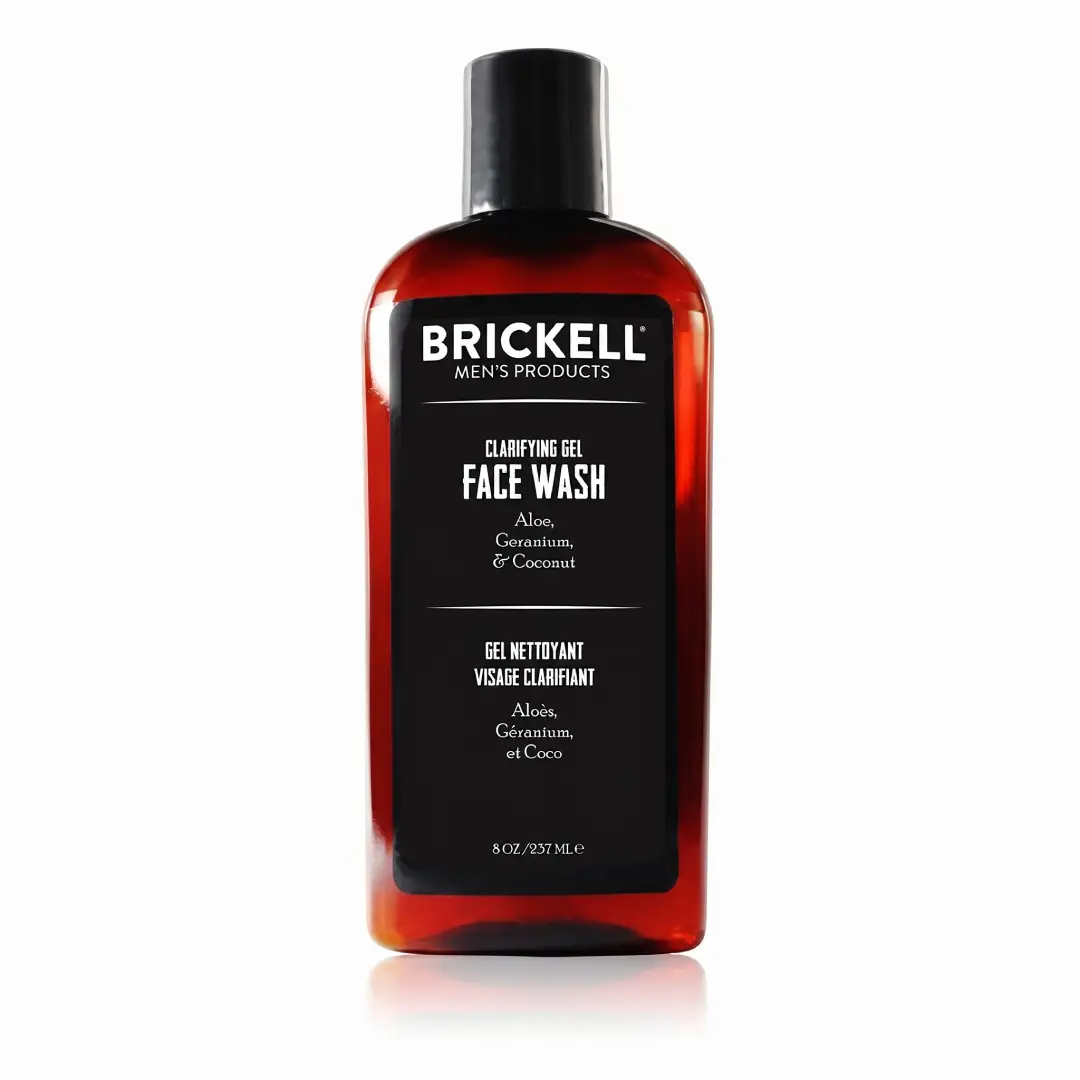Brickell Men's Clarifying Gel Face Wash 8 oz image 1