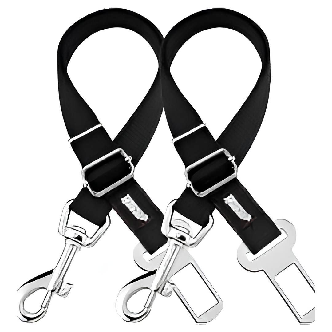 Adjustable Dog Car Safety Harness with Seat Belt Tether