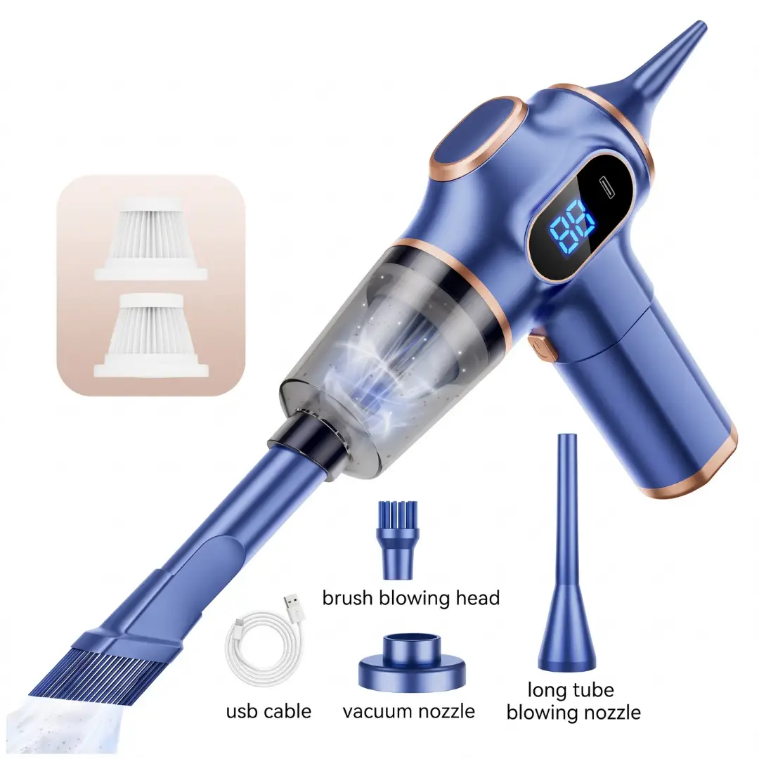 Wireless Mini Car Vacuum Cleaner, High-Power Portable Handheld Vacuum for Car, Sofa, Carpet & Home image 3