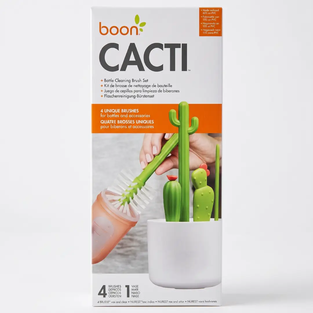 Boon Cacti Bottle Cleaning Brush Set 4 Piece image 2