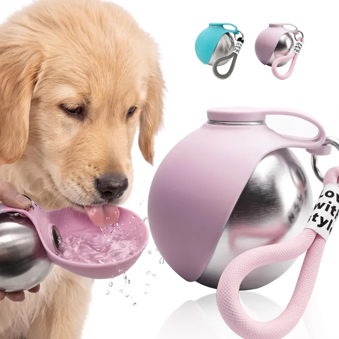 Portable Dog Water Bottle for Small Dogs – 2-in-1 Travel Water Dispenser for Walks, Hiking & Road Trips image 6