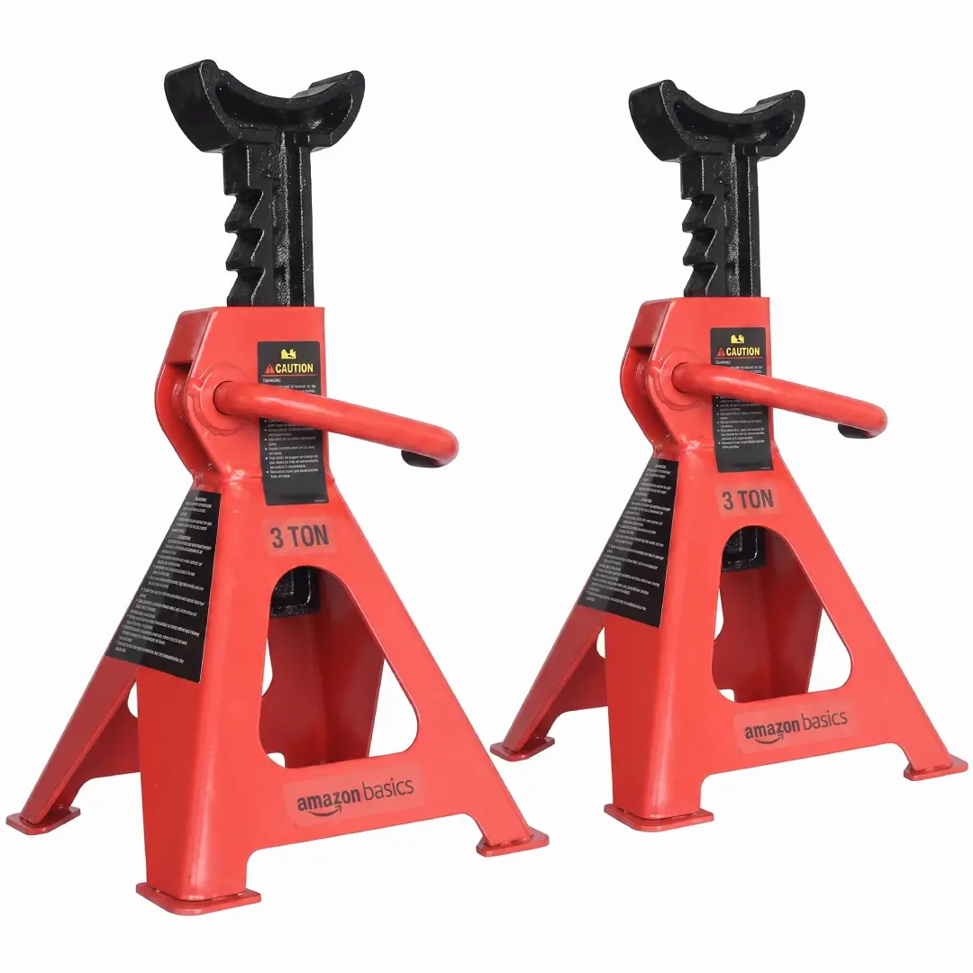 Amazon Basics Steel Jack Stands 3 Ton 6000 lb Pair image 2