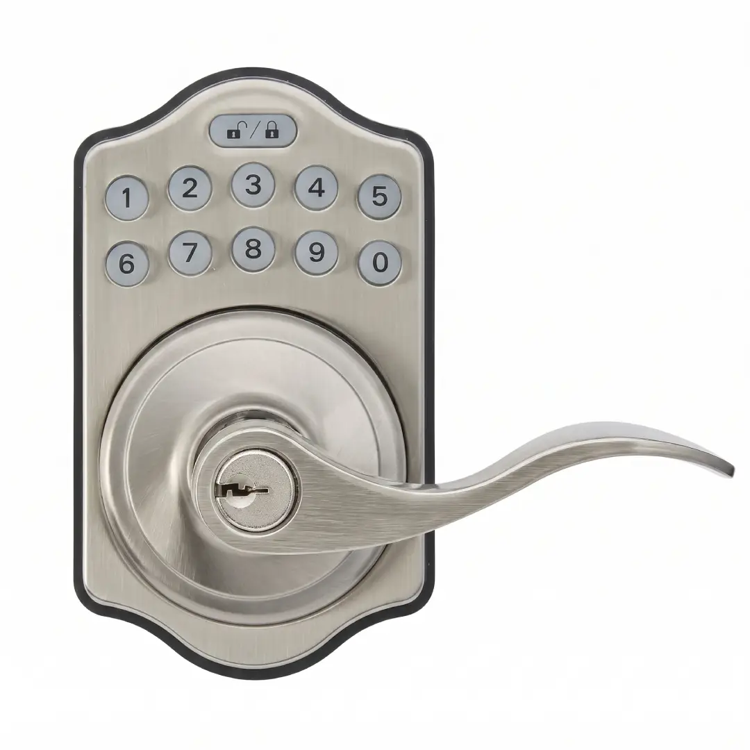Amazon Basics Electronic Keypad Door Lock Deadbolt Handle Set image 1
