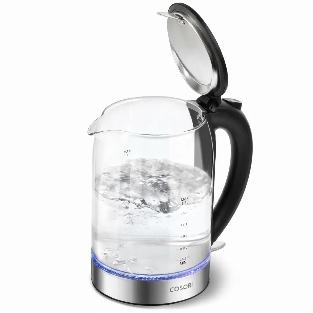 Cosori 1.7L Electric Glass Kettle 1500W image 1