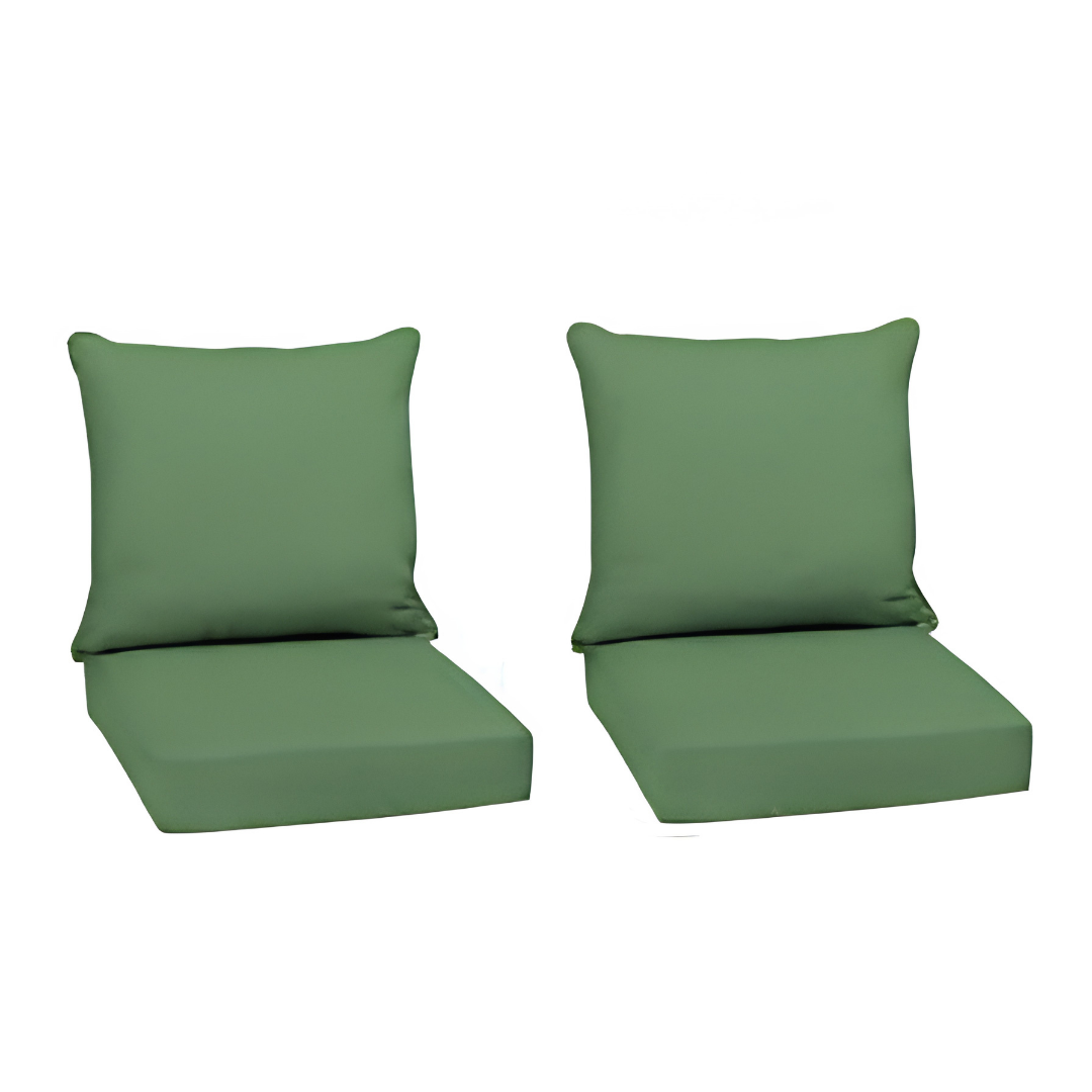 Arden 24x24 Outdoor Deep Seat Cushion Set Bright Moss Green image 2