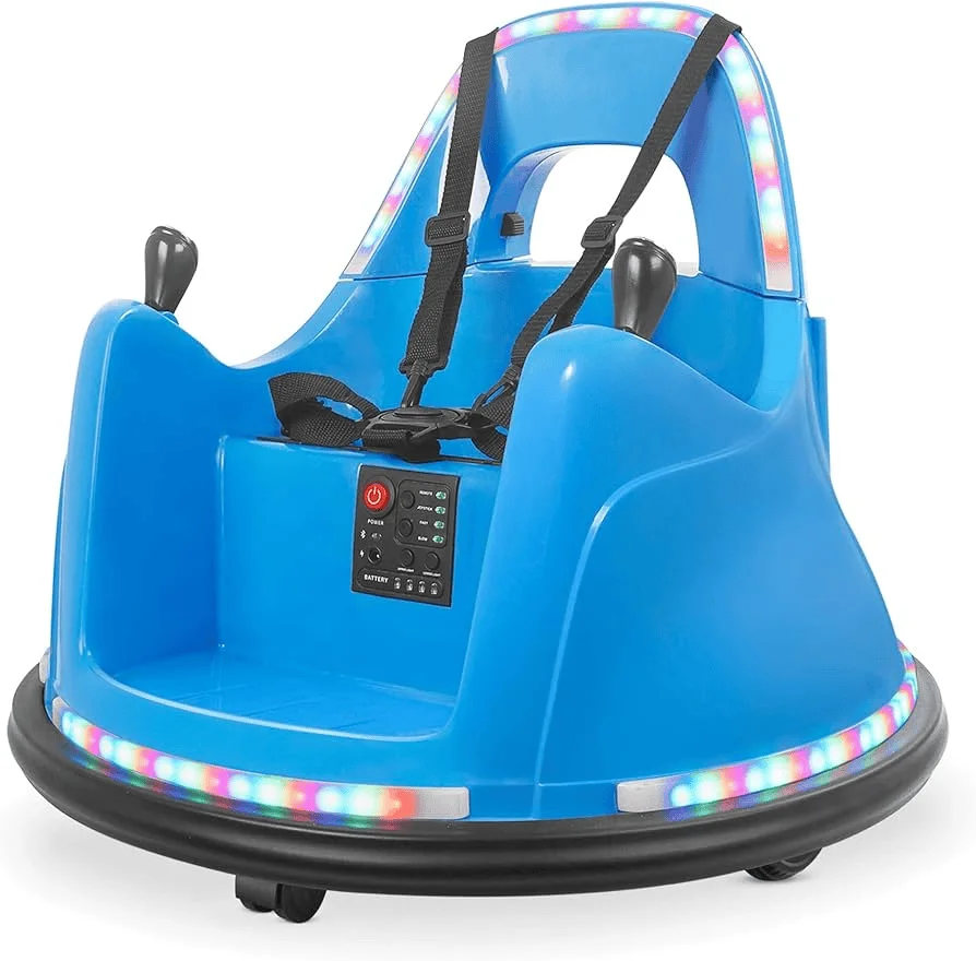 12V Kids Bumper Car Electric Ride-On Toy with Remote image 3