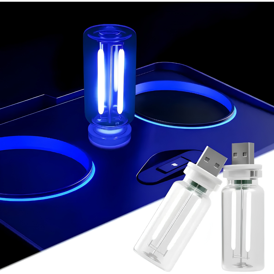 Car USB Night Light Touch Dimmable Mini Ambient Interior Light image 2