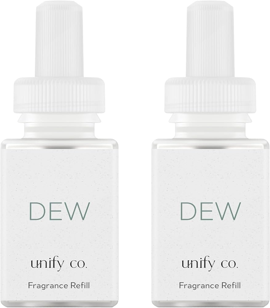 Pura & Unify Co. Home Scent Refill - Smart Home Air Diffuser Fragrance - Up to 120-Hours of Premium Fragrance per Refill - Clean & Safe Diffuser - Household Essential - 4 Pack, Salt