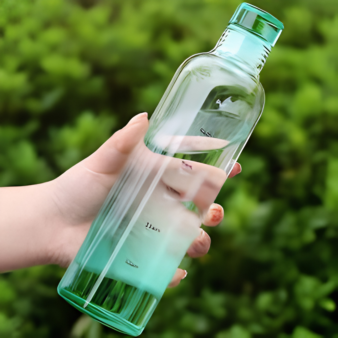 500ml Transparent Sports Water Bottle with Time Marker