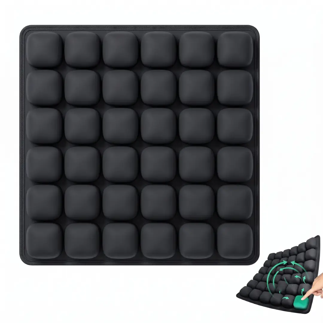 3D Ergonomic Inflatable Seat Cushion for Office Chair and Car